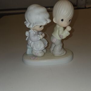 Sew In Love Adorable Figurine with Cream and Gray Tones
